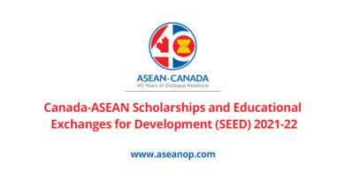 Canada-ASEAN SEED Scholarship 2022