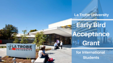 Early Bird Acceptance Grant for International Students at La Trobe University Australia for 2022/2023