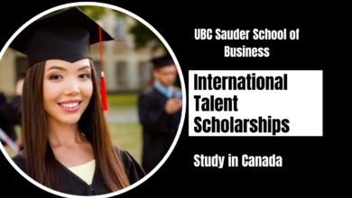 International Talent Scholarships at UBC Sauder School of Business in Canada 2022/2023