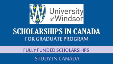 Windsor University Masters Scholarship in Canada for 2022/2023