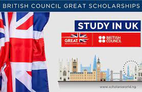 British Council GREAT Scholarship 2023-24 for Studies in the United Kingdom