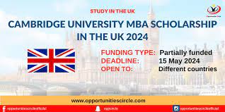 University of Cambridge MBA Scholarships 2024, United Kingdom